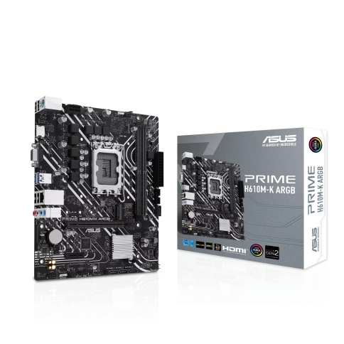 Материнская плата/ PRIME H610M-K ARGB//LGA1700 H610 U32 GEN 1 M.2 AURA фото 6