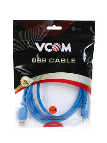 VCOM USB 3.2 Type-AM - USB 2.0 Type-AF 1.8м фото 2
