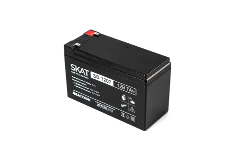 2533 SKAT SB 1207, 12В, 7Ач, максимальный ток заряда 2,1 А. Тип клеммы фото 5