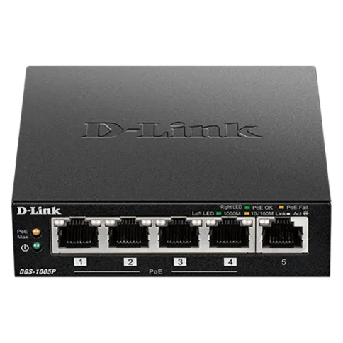 D-Link DGS-1005P/B1A фото 3