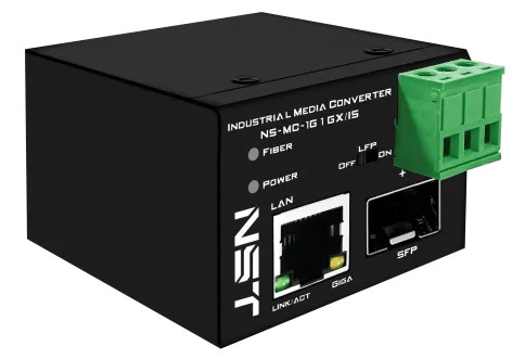 Промышленный компактный медиаконвертер Gigabit Ethernet/ Промышленный фото 4