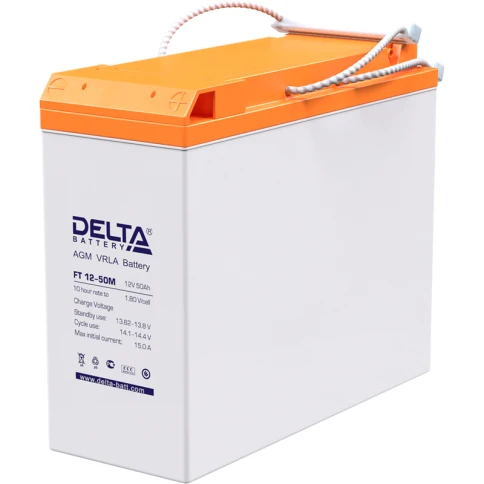 Батарея DELTA серия FT-M, FT 12-50 М, напряжение 12В, емкость... фото 1