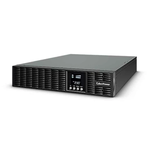 ИБП CyberPower OLS2000ERT2U, Rackmount, Online, 2000VA/1800W, 8 IEC-320 С13 розеток, USB&Serial, RJ11/RJ45, SNMPslot, LCD дисплей, Black, 0.5х0.8х0.2м., 22кг./ UPS Online CyberPower OLS2000ERT2U 2000VA/1800W USB/RS-232/EPO/SNMPslot/RJ11/45/ВБМ (8 IEC  фото 1
