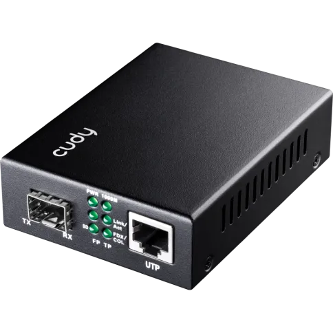 Медиаконвертер/ 10/100/1000M SFP Slot to 10/100/1000M PoE+ Port, IEEE фото 1