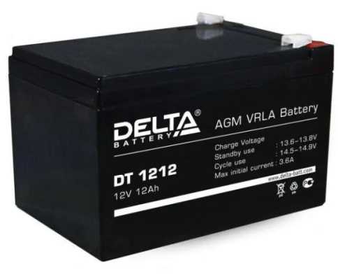 АКБ Delta DT 1212 (12V, 12Ah) фото 1