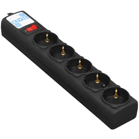 Фильтр-удлинитель/ Power Cube 10.0 m 5 outlets (Black graffite) 10A / фото 3