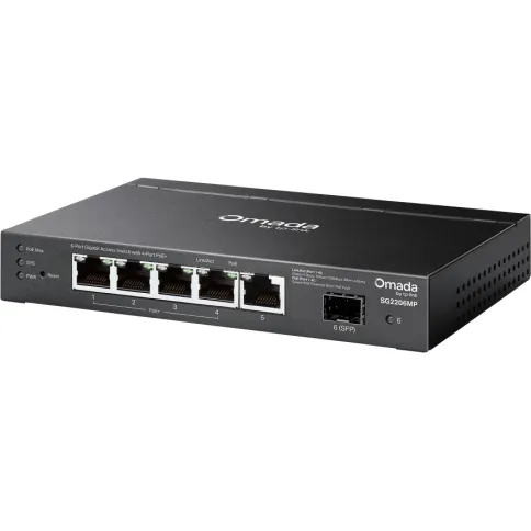 Коммутатор/ Omada Access 6-Port Gigabit Switch with 4-Port PoE+ фото 3