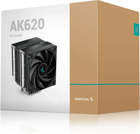 Кулер Deepcool AK620 Soc-AM5/AM4/1200/1700/1851 черный 4-pin 11-28dB Al+Cu 260W 1456gr... фото 10