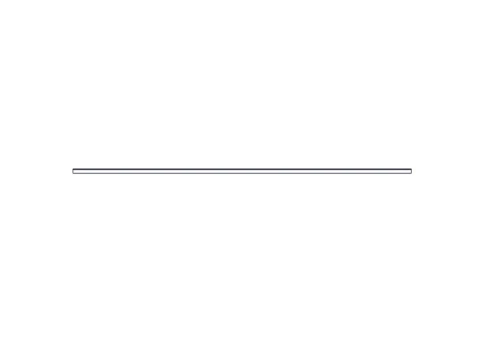Horizontal bottom seal for cabinets of the Uniprom series, 750 mm wide фото 2