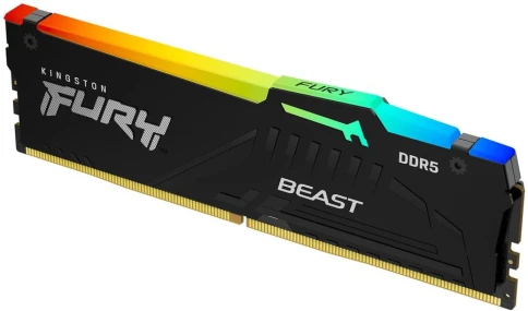Память оперативная/ Kingston 32GB 5200MT/s DDR5 CL40 DIMM FURY Beast R фото 2