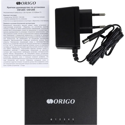 Коммутатор/ Unmanaged Switch 5x100Base-TX, metal case фото 5