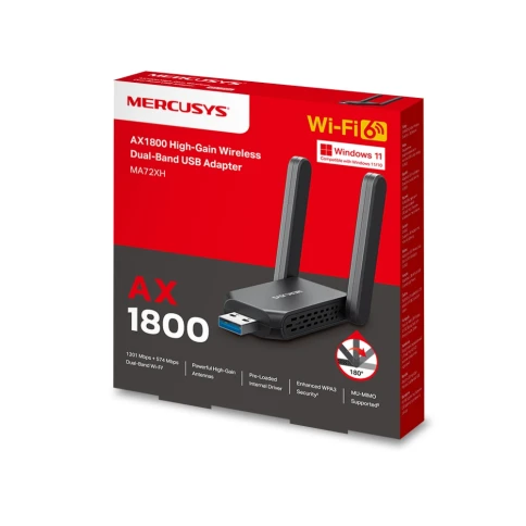 Адаптер Wi-Fi/ AX1800 High Gain Wireless Dual Band USB Adapter фото 5
