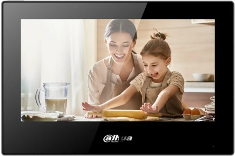 Монитор видеодомофона IP DAHUA 7 дюймовый черный DHI-VTH5321GB-W фото 1