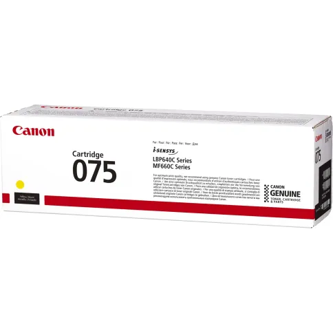 Canon CRG 075 Y (6362C002) фото 3