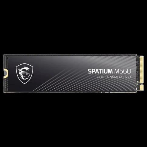 MSI SSD SPATIUM M560, 2000GB, M.2(22x80mm), NVMe, PCIe 5.0 x4, 3D TLC, R/W 10300/8700, IOPs 1 300 000/1 400 000,TBW 1200, DWPD 0.66 (5 лет) фото 2