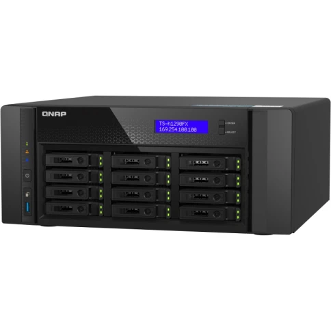 Сетевое хранилище без дисков/ Enterprise QNAP TS-h1290FX-7232P-64G12-B фото 3