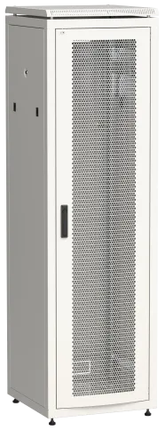 Шкаф сетевой 19" LINEA N 42U 600х800 мм перфорированная передняя дверь фото 2