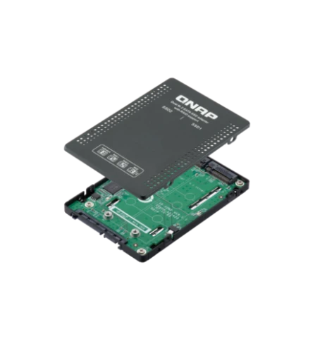 Адаптер/ QNAP QDA-A2MAR HDD/SSD drives adapter 2 x M.2 2280 SATA SSD - фото 1