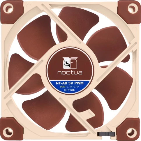 Кулер для корпуса/ Case Cooler Noctua NF-A8 5V PWM (80x80x25mm,... фото 4
