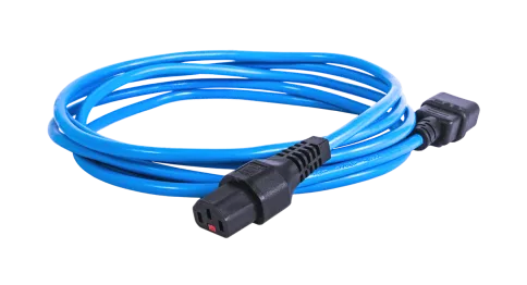 Шнур питания с фиксатором IEC 60320 C13/IEC 60320 C14, 10 А / 250 В (3 фото 3