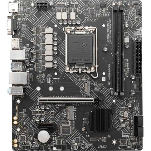 Материнская плата/ MB MSI INTEL H610 s1700, 2xDDR4(64GB), D-SUB/HDMI 2 фото 1
