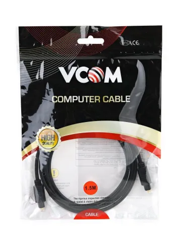 VCOM SPDIF Toslink - SPDIF Toslink 1.5м фото 3