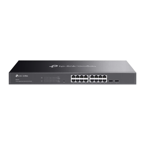 Коммутатор/ Jetstream 16-port gigabit smart switch with 2-gigabit uplink ports,... фото 1