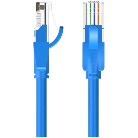 Патч-корд Vention прямой UTP cat.6, RJ45 - 5м. Синий фото 3