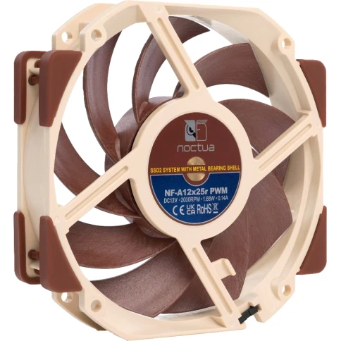 Кулер для корпуса/ Case Cooler Noctua NF-A12x25r PWM (120x120x25mm, 4-pin... фото 2