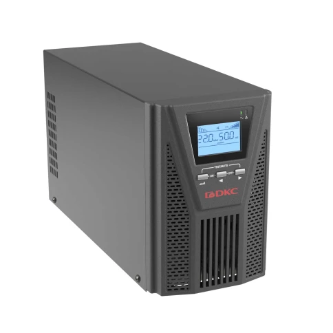 Онлайн ИБП ДКС серии Small Tower, 1000 ВА/900 Вт, 1/1, 2xSchuko, EPO, USB, RS-232, RJ45, 3x7Ач фото 3