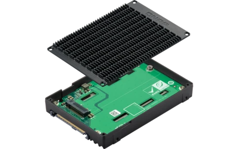 Адаптер/ QNAP QDA-UMP4 2.5" U.2 (SFF-8639) SSD adapter. 1 M.2 2280 PCI фото 5