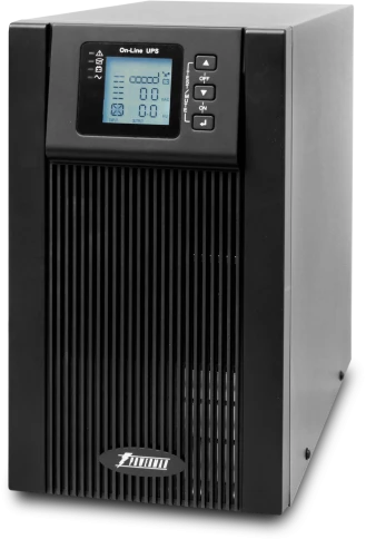 ИБП POWERMAN Online 3000, LCD, двойного преобразования, 3000ВА, 2700Вт, 3 евророзетки с резервным питанием, USB, RS232, слот SNMP, разъем EPO, батарея 12В 9Ач 6 шт., 285 х 445 х 570 мм., 28.6 кг./ UPS POWERMAN Online 3000, LCD, dual conversion, 3000VA, 27 фото 3