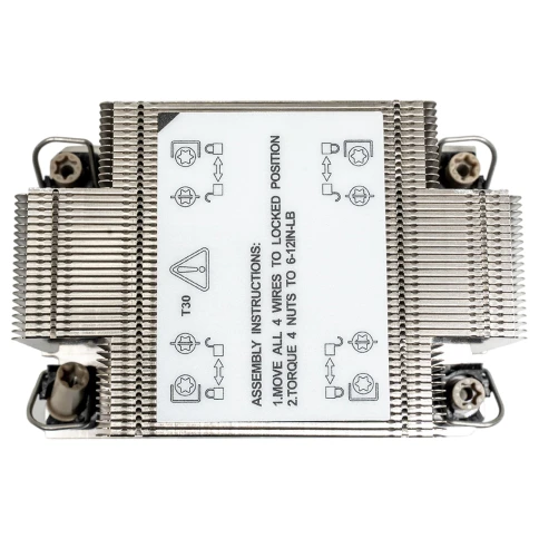 Радиатор для процессора/ 2U Passive Server Cooler Socket Intel LGA4677 фото 2