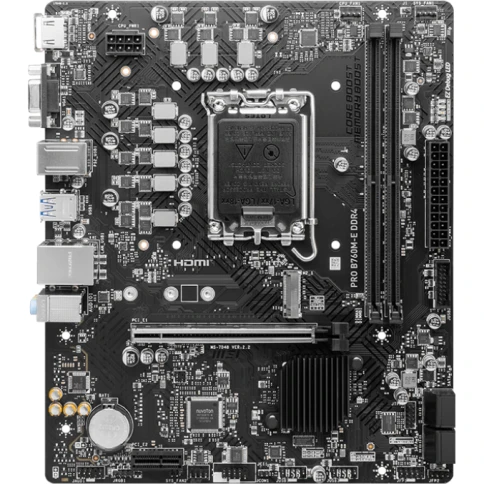 Материнская плата/ MB MSI INTEL B760 s1700, 2xDDR4(64GB), D-SUB/HDMI 1 фото 2