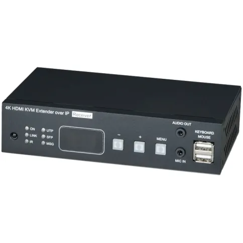 Приёмник/ SC&T HKM02BPR-4K Приемник KVM: HDMI(1.4, до 4K(30Гц), USB, а фото 1