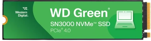 Твердотельные накопители/ WD SSD Green SN3000, 500GB, M.2(22x80mm), NVMe, PCIe... фото 1