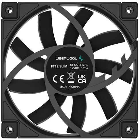 Вентилятор для корпуса Deepcool FT12 Slim 120х120x15 черный 4-pin 25.6дБ... фото 3