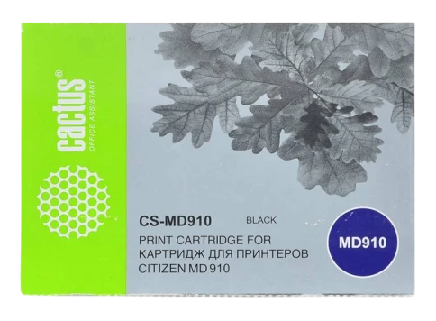 Картридж матричный Cactus CS-MD910 черный для Citizen MD-910 фото 1