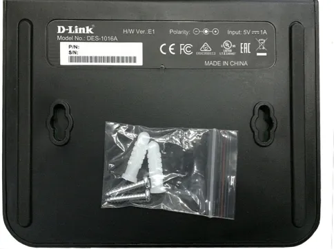 Коммутатор/ DES-1016A Unmanaged Switch 16x100Base-TX, plastic case фото 3