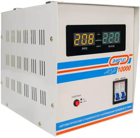 Стабилизатор  АСН-10 000  ЭНЕРГИЯ с цифр.дисплеем/ Stabilizer ASN-10 0 фото 5