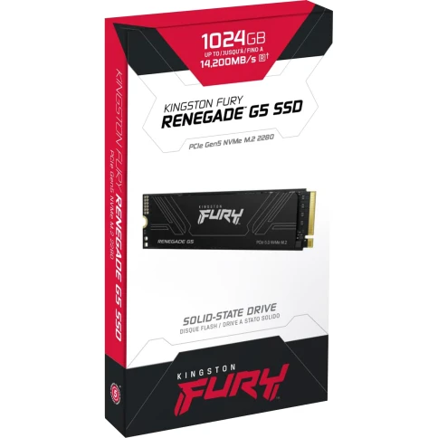 Твердотельный накопитель/ Kingston SSD Fury Renegade, 1024GB, M.2(22x80mm), NVMe, PCIe... фото 4