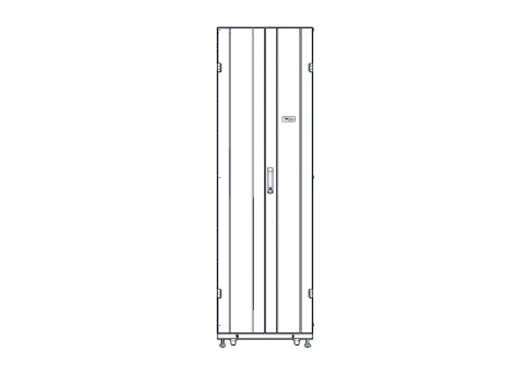 Шкаф Systeme Electric, серия Uniprom, 42U-600/1070, боковые панели 4шт фото 2
