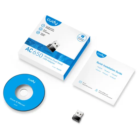 Адаптер Wi-Fi/ 650Mbps Wi-Fi USB Adapter, Mini Size, 433Mbps at 5GHz + фото 5