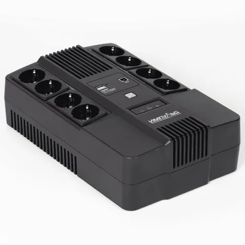 ИБП МАСТЕР 800, 800/480 ВА/Вт, LED, USB, RJ11/RJ45, CHRG USB, SCHUKOx8 фото 3
