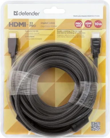 Defender HDMI (m) - HDMI (m) 10м фото 2