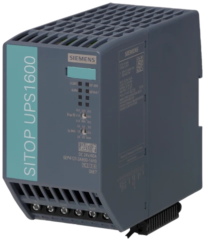 SITOP UPS1600 40A USB БЛОК БЕСПЕРЕБОЙНОГО ЭЛЕКТРОПИТАНИЯ С USB-ИНТЕРФЕЙСОМ ВХОД: DC 24 V ВЫХОД: DC 24 V/40 A фото 1
