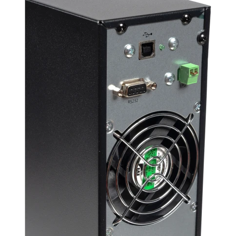 8765 UPS SKAT-UPS 1500-RACK-ON-3X9-E P3, 1500VA/1500W, 2U, On-Line, sine wave, built-in 36V battery (3x9Ah), 8xC13, USB, RS232, RS485, parallel port, card slot (SNMP, relay), EPO, WxDxH 440x461x86.5, weight 16.5 kg фото 6