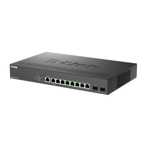 Коммутатор/ Управляемый L2 PoE-коммутатор, 8x2.5GBase-T PoE, 2x10GBase-X SFP+, PoE-бюджет 240... фото 3