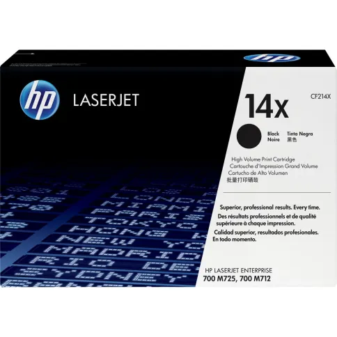 HP 14X Black LaserJet Toner Cartridge (CF214X) фото 1