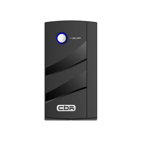 Башенный линейно-интерактивный ИБП/ ИБП CBR [ELN-675T-2F-LD] Line Interactive  675VA/360W 5Ah12V 2 x Shuko фото 3